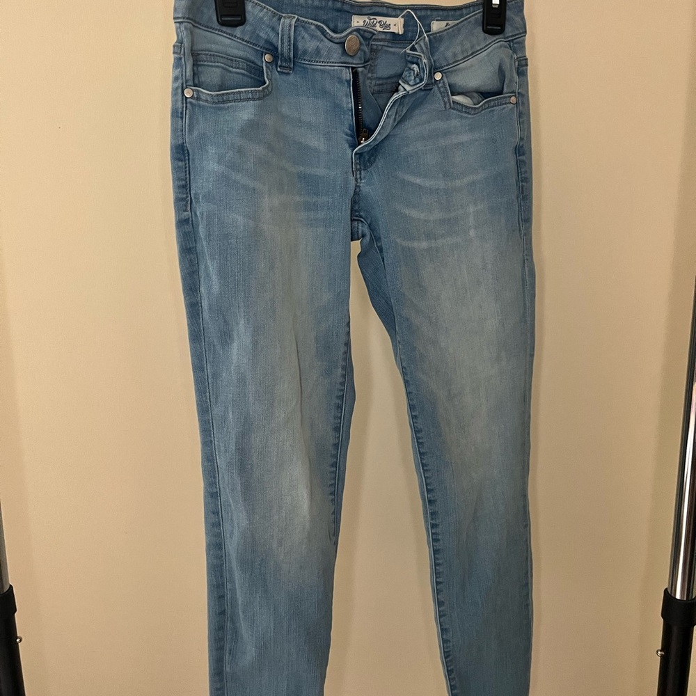 Trendy Light Blue Skinny Jeans
